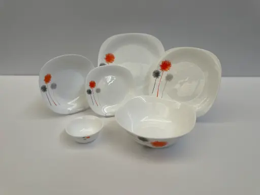 سرویس آرکوپال برمیولی اسپانیایی طرح دندلیون نارنجی