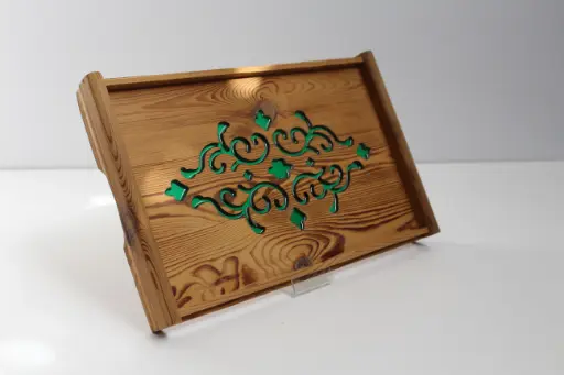 سینی سرو چوبی مدل 